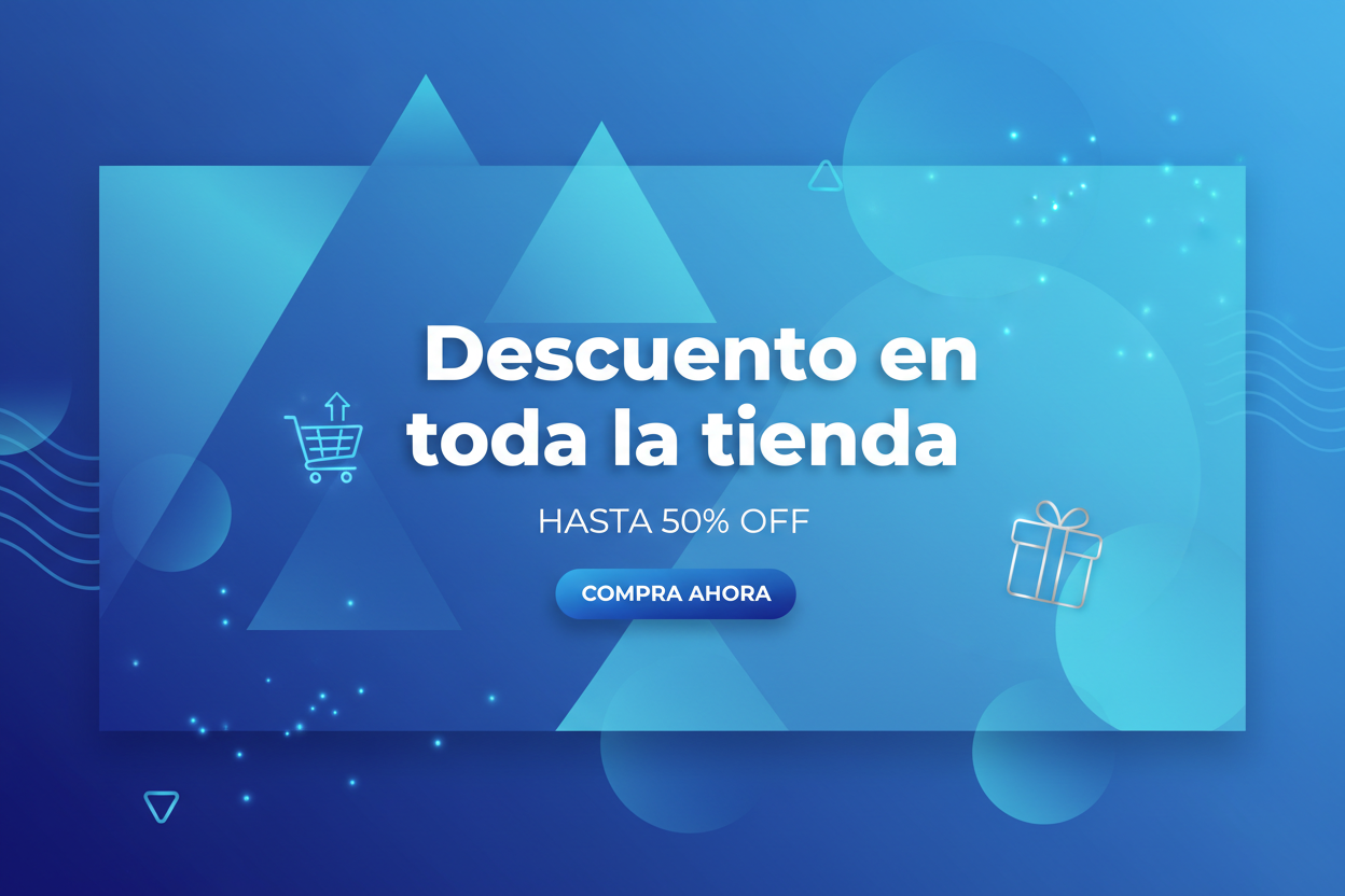 que predomine el color azul.